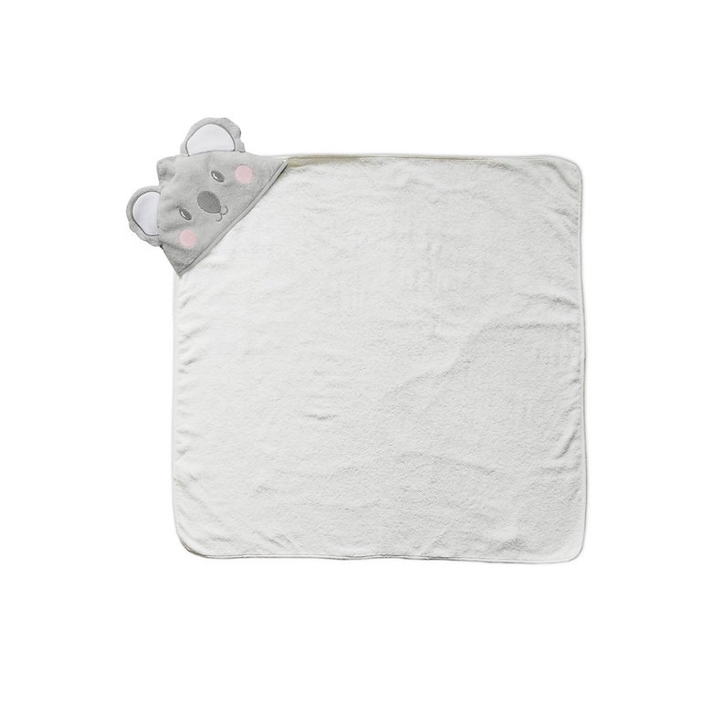Khăn tắm cho bé (84x84cm) trùm đầu hình koala đáng yêu Mother's Choice - 100% cotton mềm mại IT11600