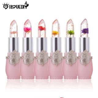 [Hàng mới về] Son dưỡng môi thạch ép hoa khô màu trong suốt thay đổi theo nhiệt độ lâu trôi thích hợp dùng hàng ngày