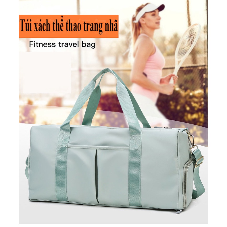 [Giảm giá lấy Giá tương tác] Túi du lịch đa năng đựng đồ tiện dụng, có ngăn để giày size 50x25x24cm chất xịn