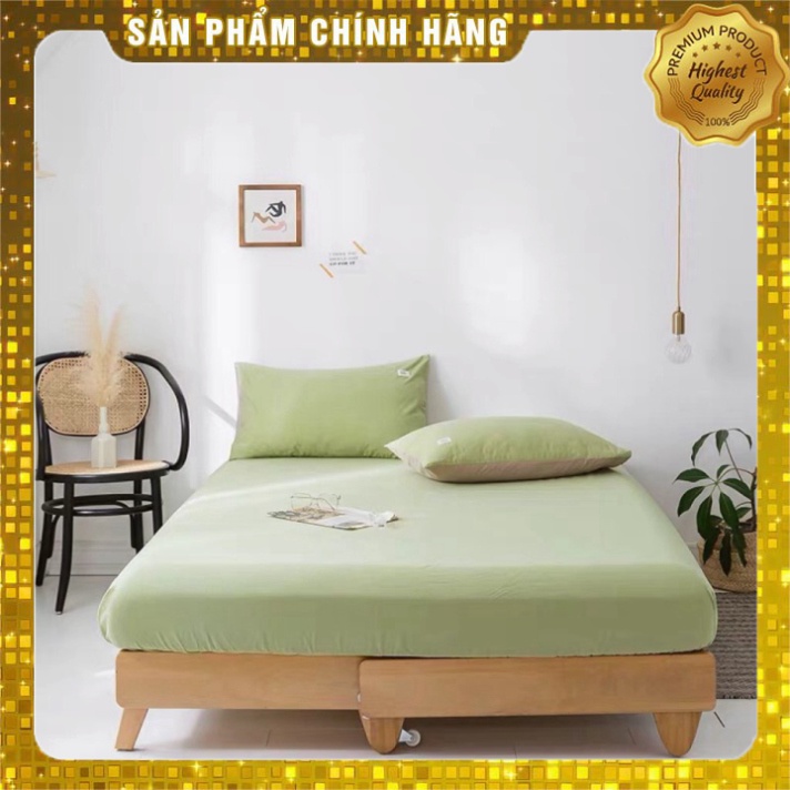 Bộ chăn cotton 3 món cotton tici phong cách vintage dành cho mọi loại nệm . Bo chun miễn phí mọi kích thước đệm | BigBuy360 - bigbuy360.vn