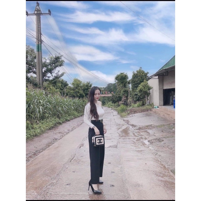 QUẦN ỐNG RỘNG NỮ ✅HÀNG CAO CẤP-MẶC LÀ XINH✅QUẦN TÂY ĐEN CÔNG SỞ ỐNG SUÔNG  SIÊU TÔN DÁNG👉CÓ VIDEO-KÈM ẢNH THẬT👈 | BigBuy360 - bigbuy360.vn