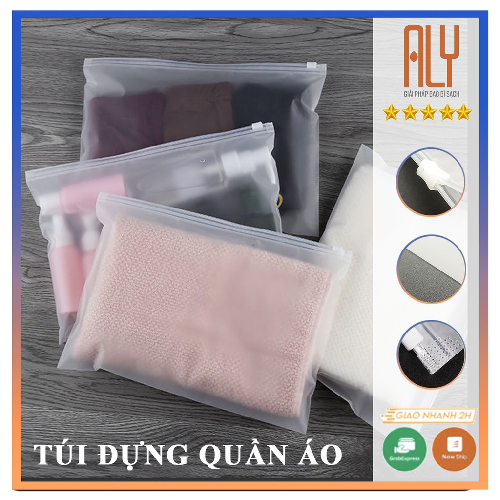 [COMBO 500] Túi zip đựng quần áo shop, túi đựng quần áo chuyên nghiệp kích thước 25x35 giá sỉ