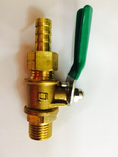 Khoá van hơi đồng 1/4 loại tốt dùng cho máy nén khí