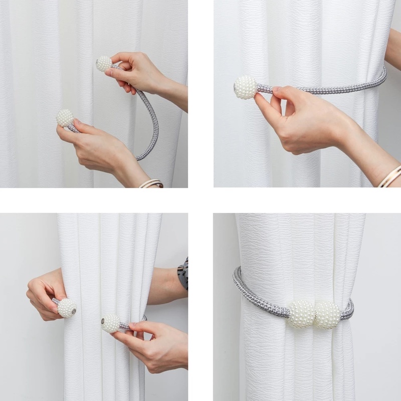 Dây Buộc Rèm Cửa Từ Tính 45cm Chất Lượng Cao