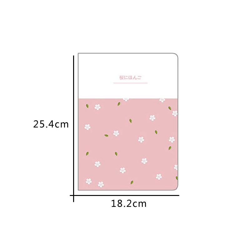 [Ready Stock] Girl Diary Workbook Notebook 16K Draft Notepad Pink Cherry B5 Notepad