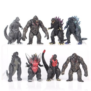 Sét 08 Mô Hình Nhân Vật Gogzilla vs Kong Trong Chúa Tể Godzilla - Mẫu 2