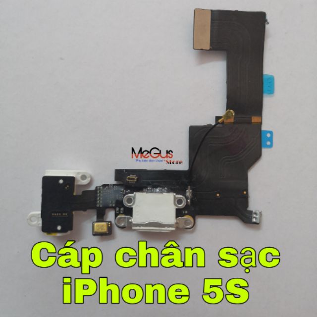 [Mã 2404EL10K giảm 10K đơn 20K] Cáp chân sạc iphone 5s zin