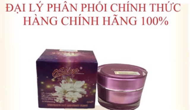 Kem Oshiya dưỡng trắng da ngừa mụn nám ngày và đêm 15g