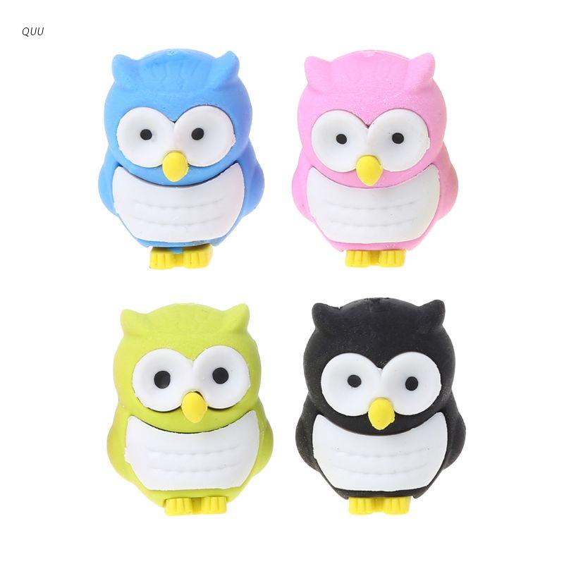 Cục Tẩy Hình Chim Cú 3D Xinh Xắn Dành Cho Bé