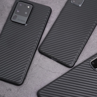 Ốp Silicon Sợi Carbon Cho Samsung Galaxy S24 Plus Note 20 Ultra 10 9 8 Bảo Vệ Thả Mềm Mờ Bao S20 Fe S21 S21 + S21 Ultra