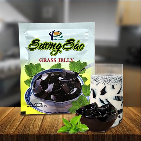 Bột Sương Sáo Đen Tuấn Phương gói 50gr