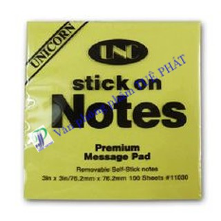 Giấy note/ giấy ghi chú vàng 3x3