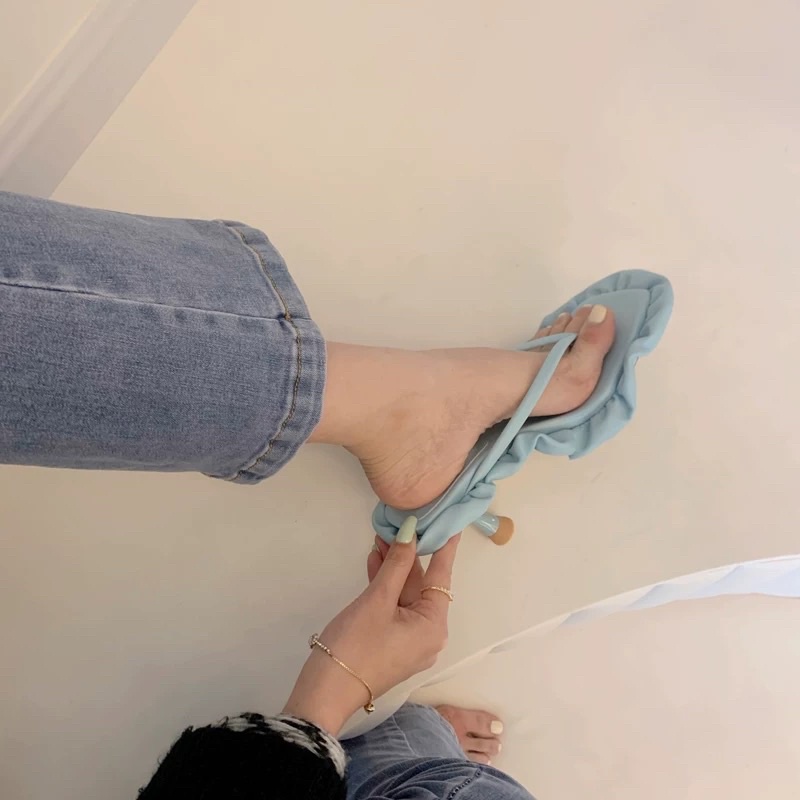 ✨💕Giày dép cao gót tone xanh ngọt lịm đây ạ