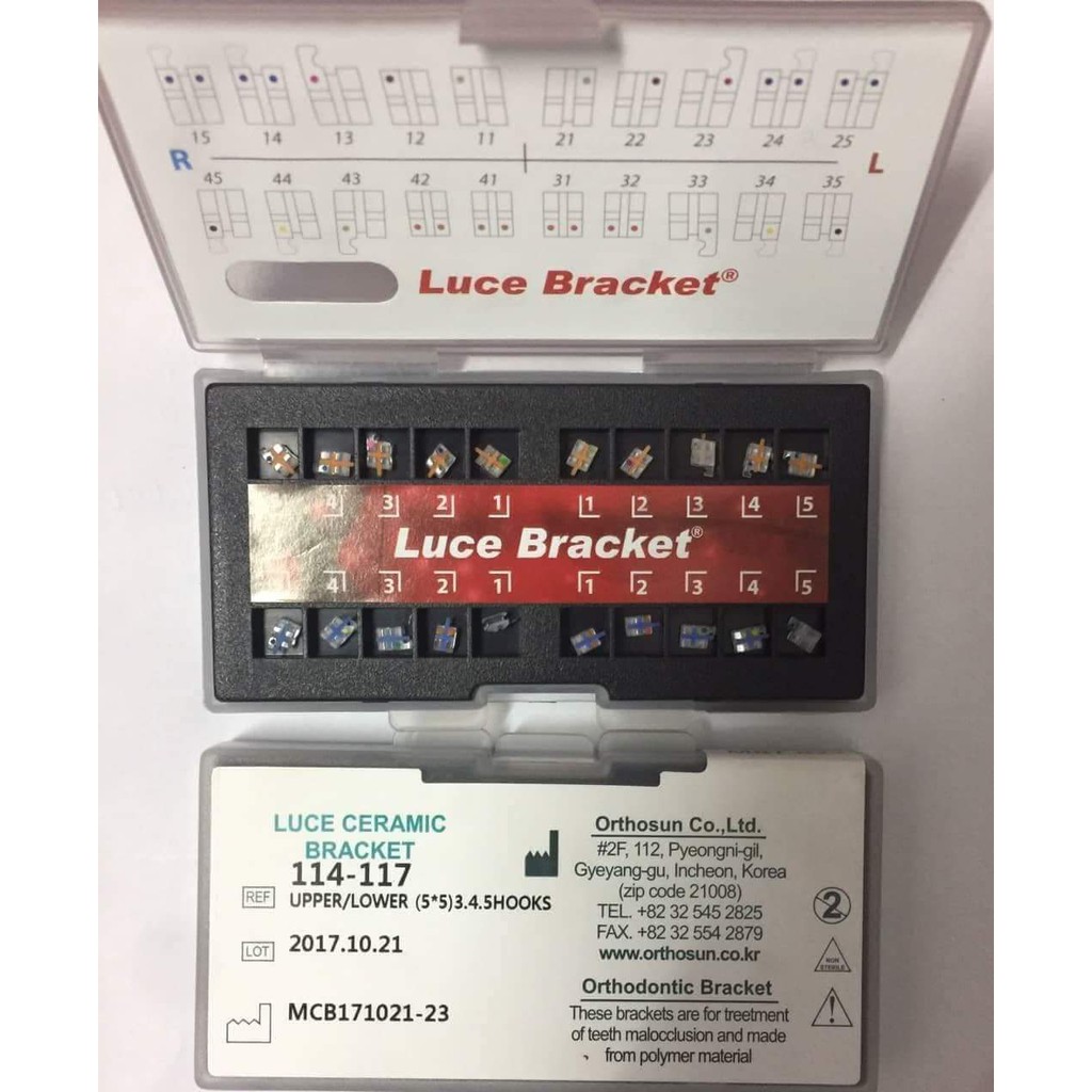 MẮC CÀI SHAPPHIRE LUCE BRACKET chỉnh nha (GIÁ SIÊU SỐC ‼️)