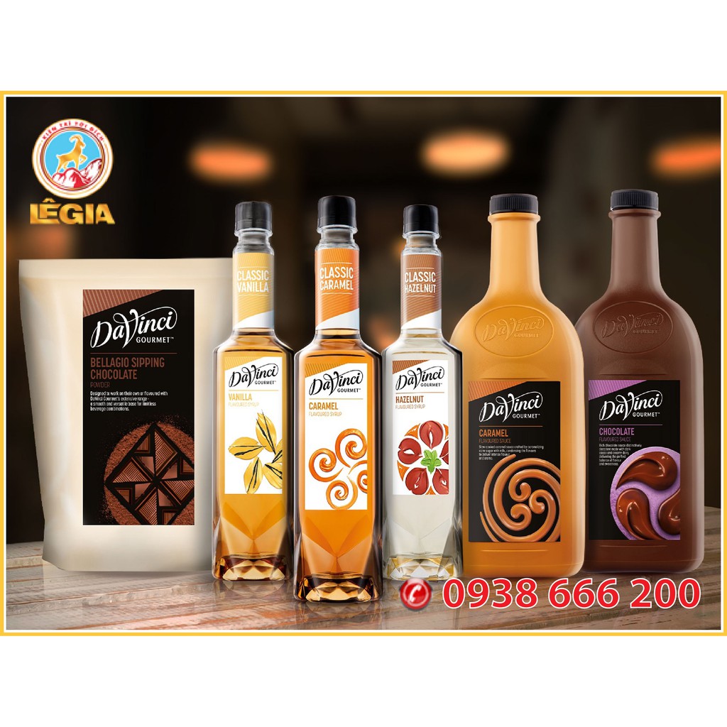 SỐT SOCOLA TRẮNG DAVINCI 2L - DAVINCI WHITE CHOCOLATE SAUCE