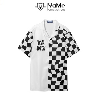 Áo Sơ Mi Nam Thời Trang Họa Tiết Sọc Caro Cổ Danton Thương Hiệu Y2010 Ver21 20687 |YaMe|