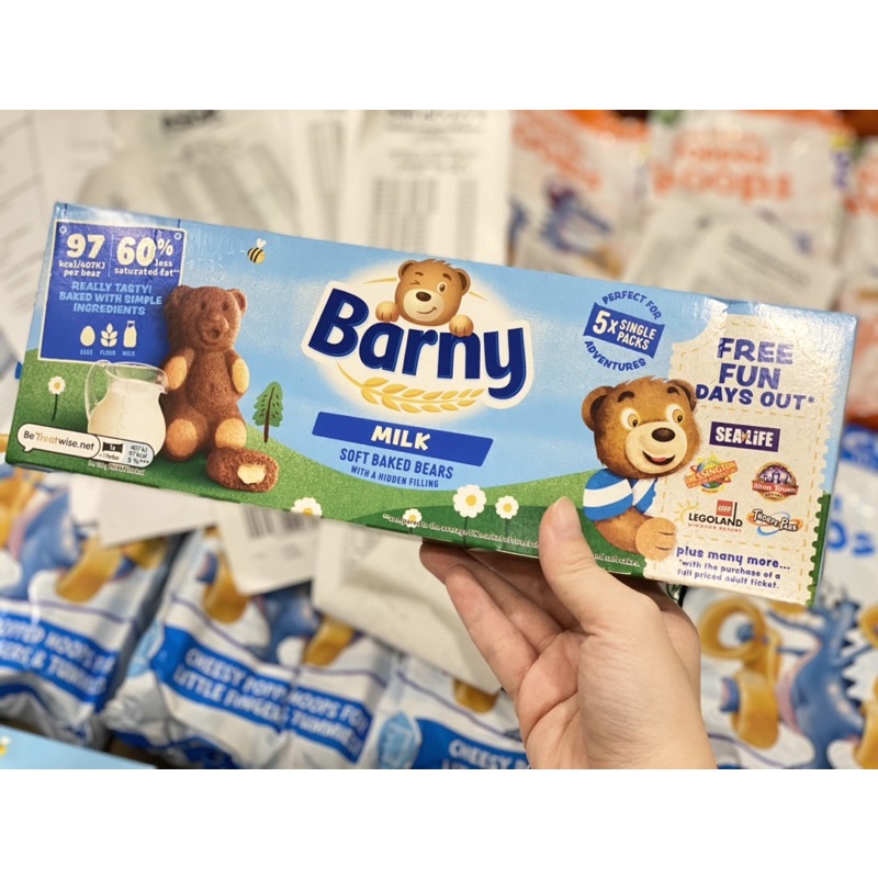 BÁNH BÔNG LAN GẤU BARNY UK 12M+