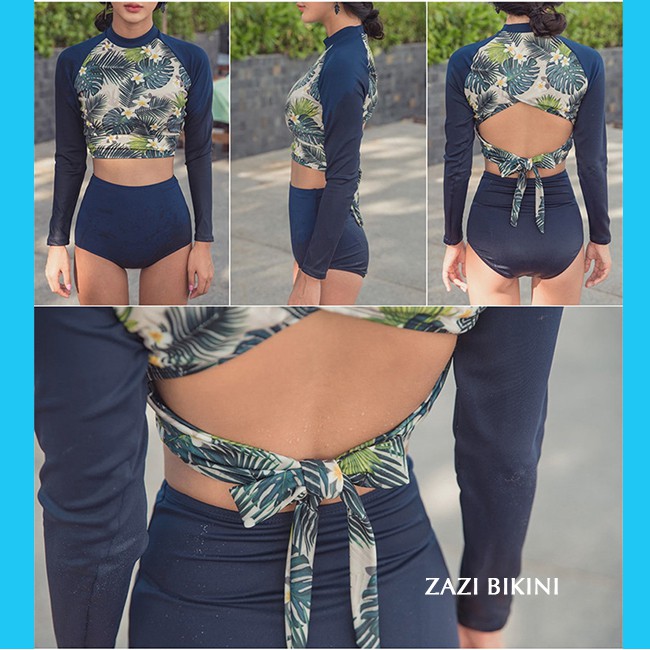 Áo Tắm Nữ Gợi Cảm Lá Dừa - Dài Tay Chống Nắng Hiệu Quả | ZT10 | BigBuy360 - bigbuy360.vn