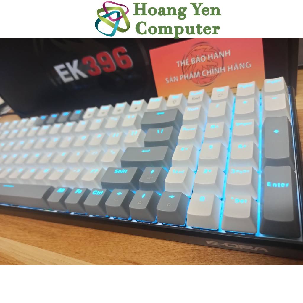 Bàn Phím Cơ E-Dra EK396 Đèn Led RGB  - BH 2 Năm Chính Hãng - Hoàng Yến Computer