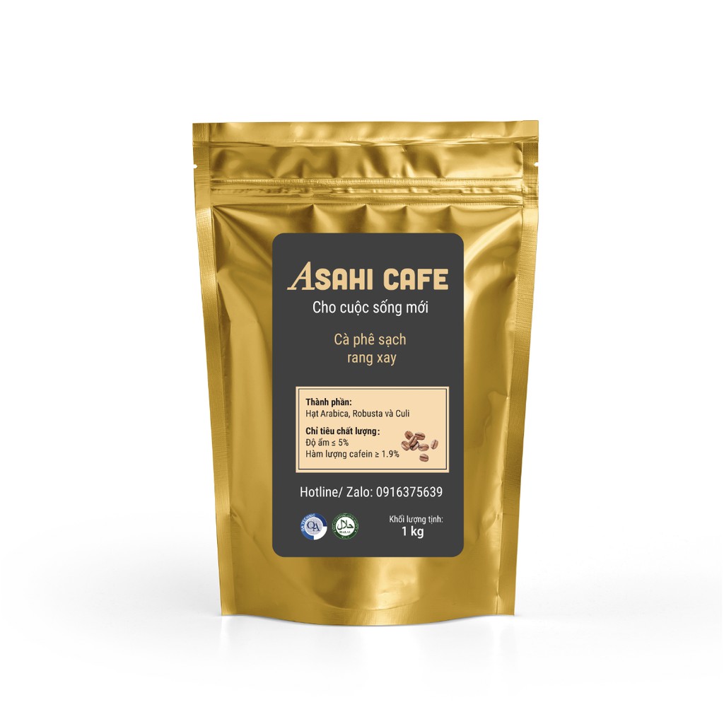 CÀ PHÊ RANG MỘC - 100% NGUYÊN CHẤT ASAHI - ROBUSTA  - CULI - ARABIA - 1kg | BigBuy360 - bigbuy360.vn