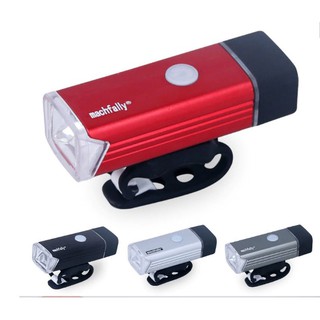 Đèn pha xe đạp siêu sáng 4 chế độ machfally vỏ nhôm chống nước
