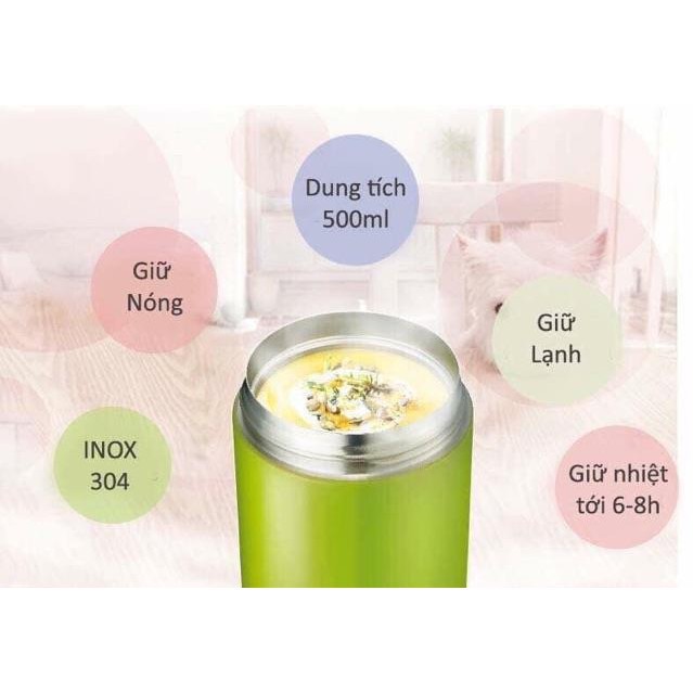 {Hàng Chính Hãng} Bình ủ Cháo Lock&Lock 500ml LHC8024 {Giá Rẻ}