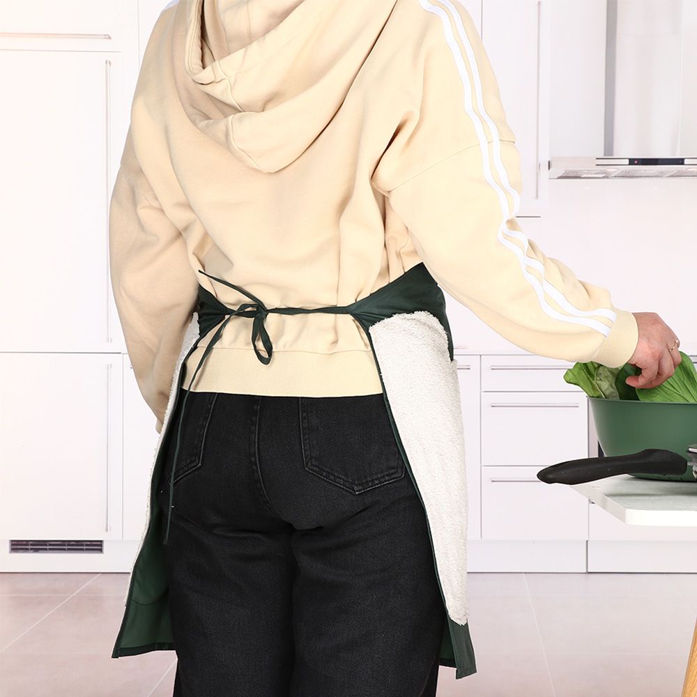 Tạp dề chống nước họa tiết cầu vồng dễ thương bắt mắt sành điệu tùy chọn màu sắc