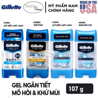 Gel Lăn Khử Mùi Gillette Clear Gel Arctic Ice 107g
