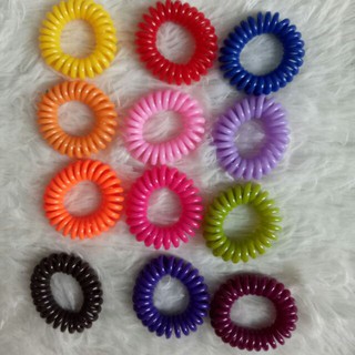 Cột tóc lò xo màu