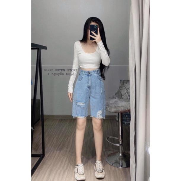 ♦️Quần Jeans Ngố Rách Túi Nắp 🎖️