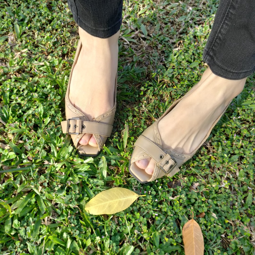 Giày da thật size 38 nguyên bản loại 1 secondhand Đồ Si Bon WS3