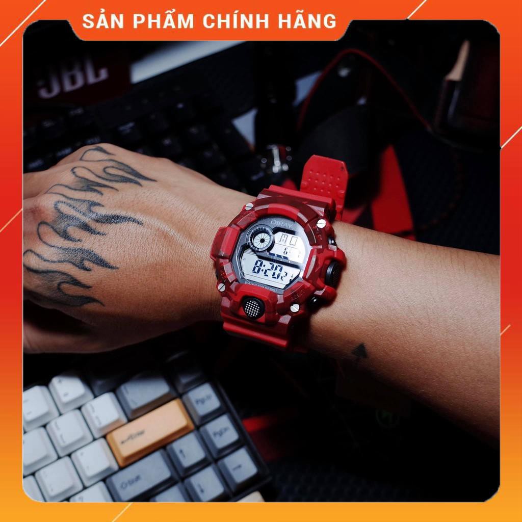 Đồng hồ Nam Diray ARMY siêu bền - chống nước,chống sốc tuyệt đối - Máy Nhật,BH 12 tháng - Website : donghodiray.com