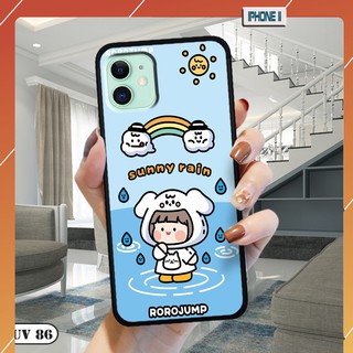 Ốp iPhone 11 - lưng nhám viền dẻo ngộ nghĩnh