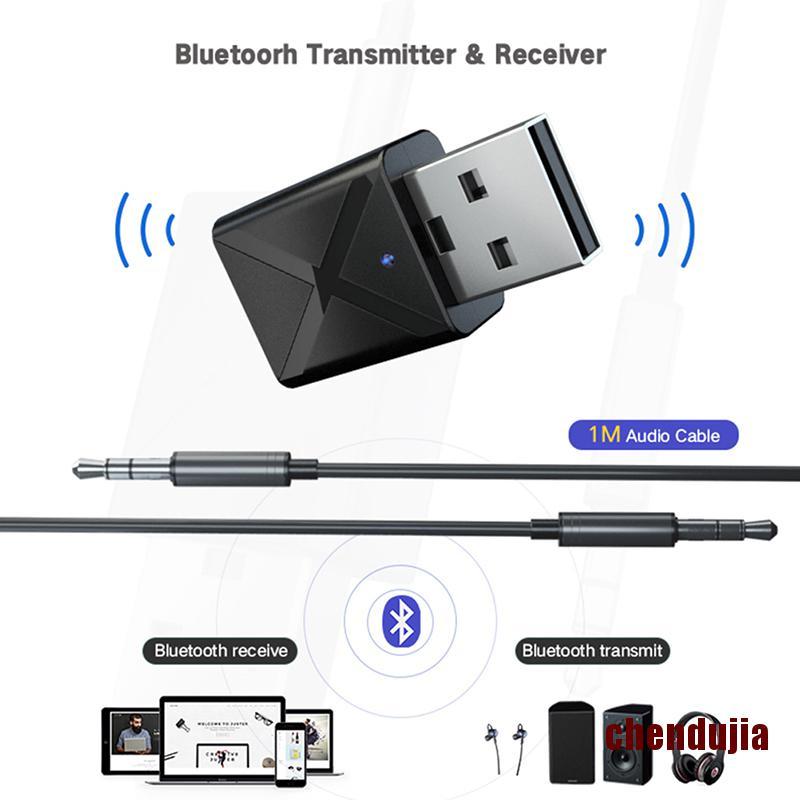 Bộ Thu Phát Âm Thanh Bluetooth 2 Trong 1 Usb 5 | BigBuy360 - bigbuy360.vn
