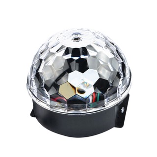 Đèn led xoay 7 màu hình cầu
