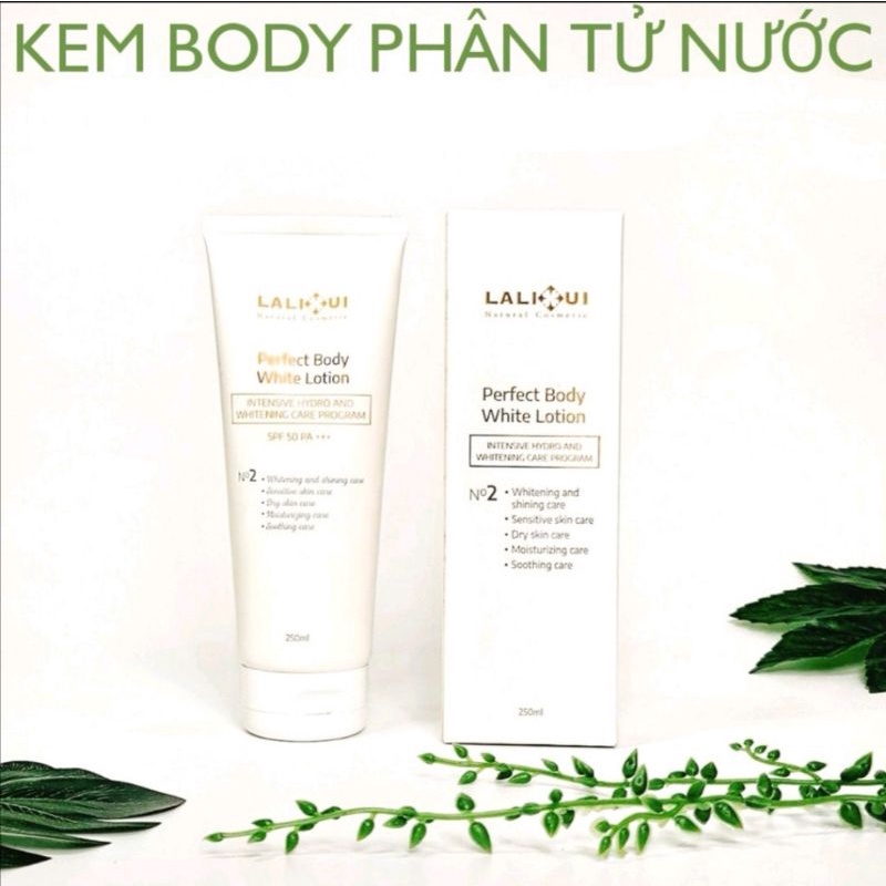 Kem Body Phân Tử Nước Lalihui dưỡng mịn da chống nắng 250g