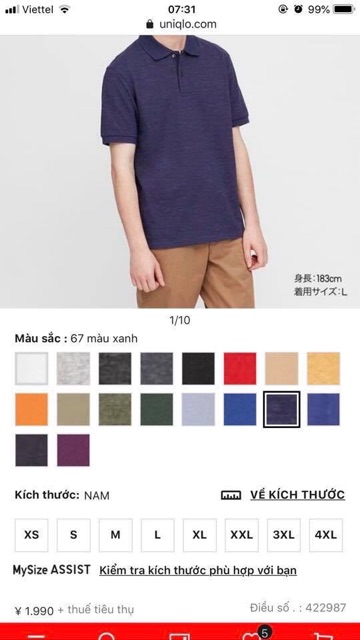 áo polo Uniqlo