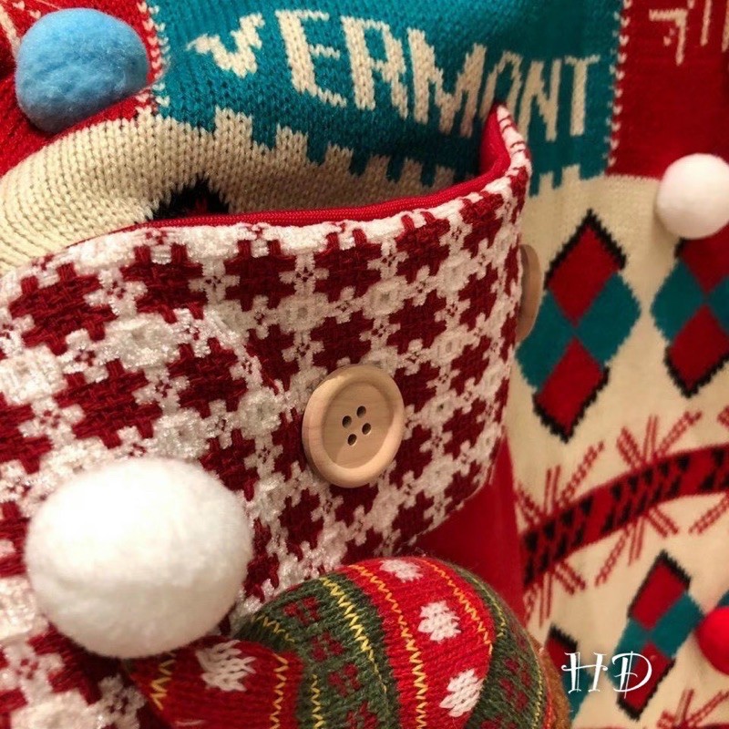 Váy len noel chất len siêu dàyyyyy