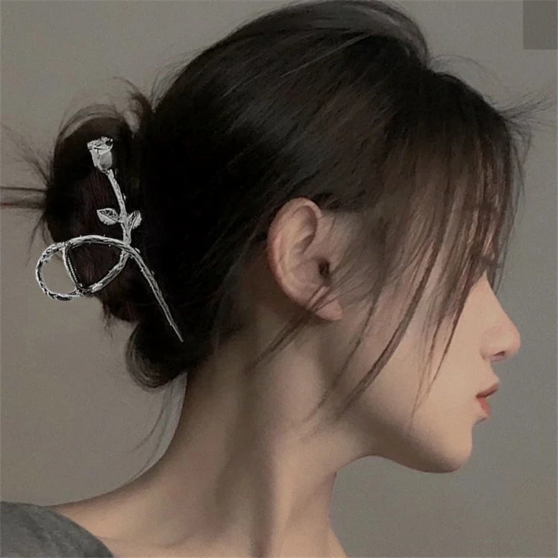 Kẹp TóC PhốI HìNh Hoa HồNg ThờI Trang Cho Nữ