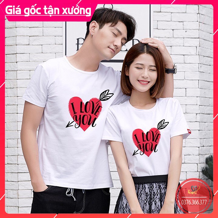 Áo Phông Đôi - CHẤT COTTON - Đủ Size AC104T Áo thun giá sỉ