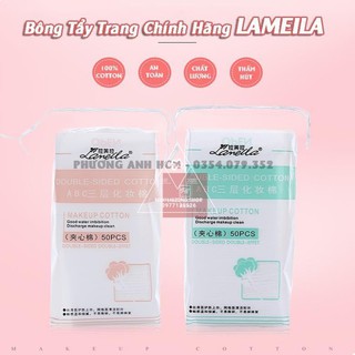 Bông Tẩy Trang Lameila túi 50 miếng