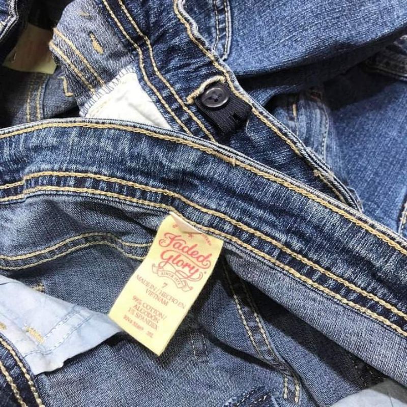 Quần short jean hiệu xuất dư bé 4_12y