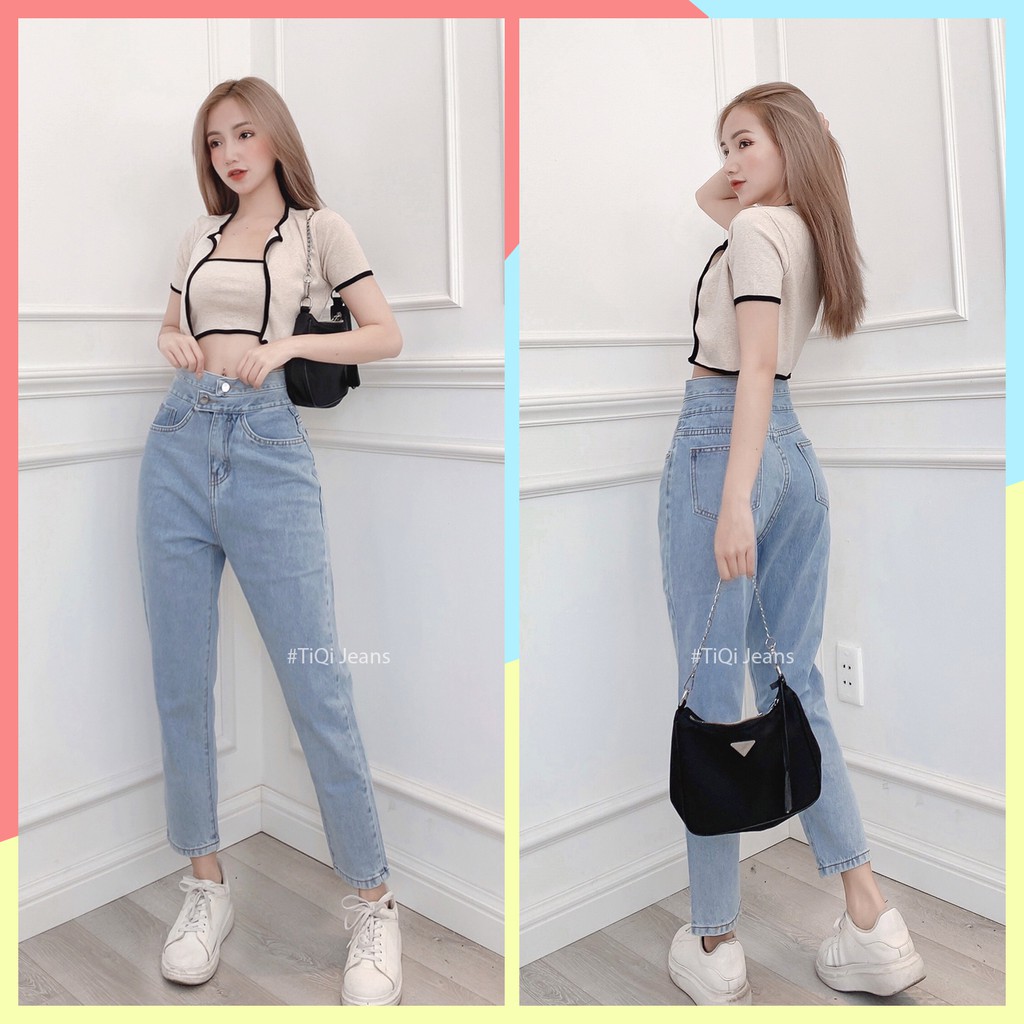 Quần Baggy nữ trơn dài TiQi B194