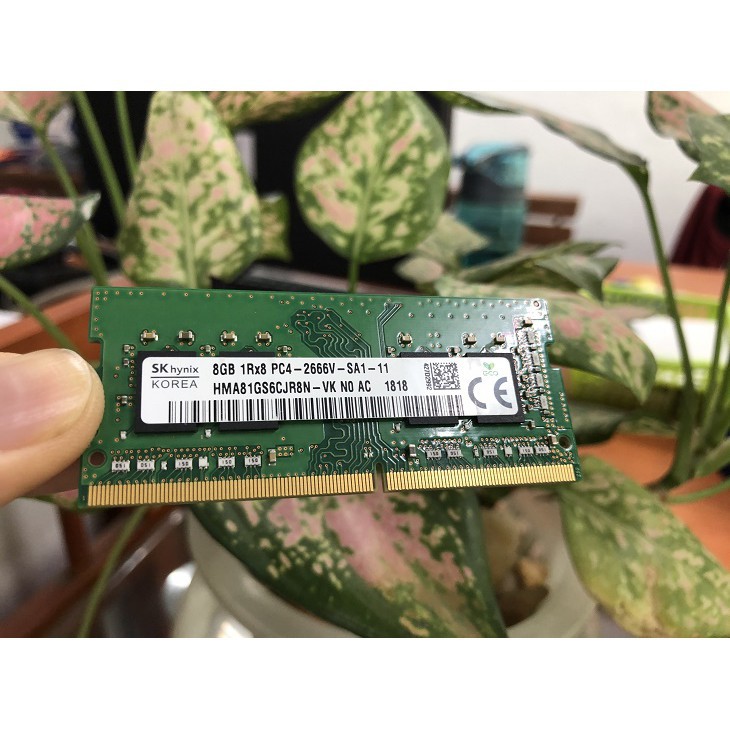 RAM Samsung Hynix 8GB DDR4 Bus 2666MHz PC4-21300 1.2V Sodimm Chính Hãng Dùng Cho Laptop MacBook Bảo Hành 3 Năm 1 Đổi 1