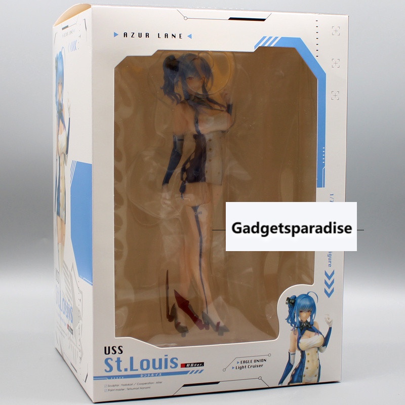 Azur Lane USS St. Tỉ Lệ 1/7 Mô Hình Nhân Vật Nữ Anime Louis Alter Bằng PVC Kích Thước 26CM
