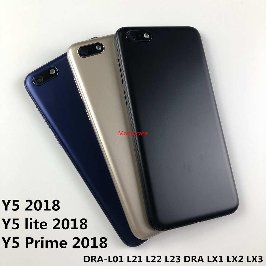 Ốp Điện Thoại Tích Hợp Nắp Đậy Ống Kính camera Và Nút Điều Chỉnh Âm Lượng Cho Huawei Y5 Lite Y5 Prime Y5 2018