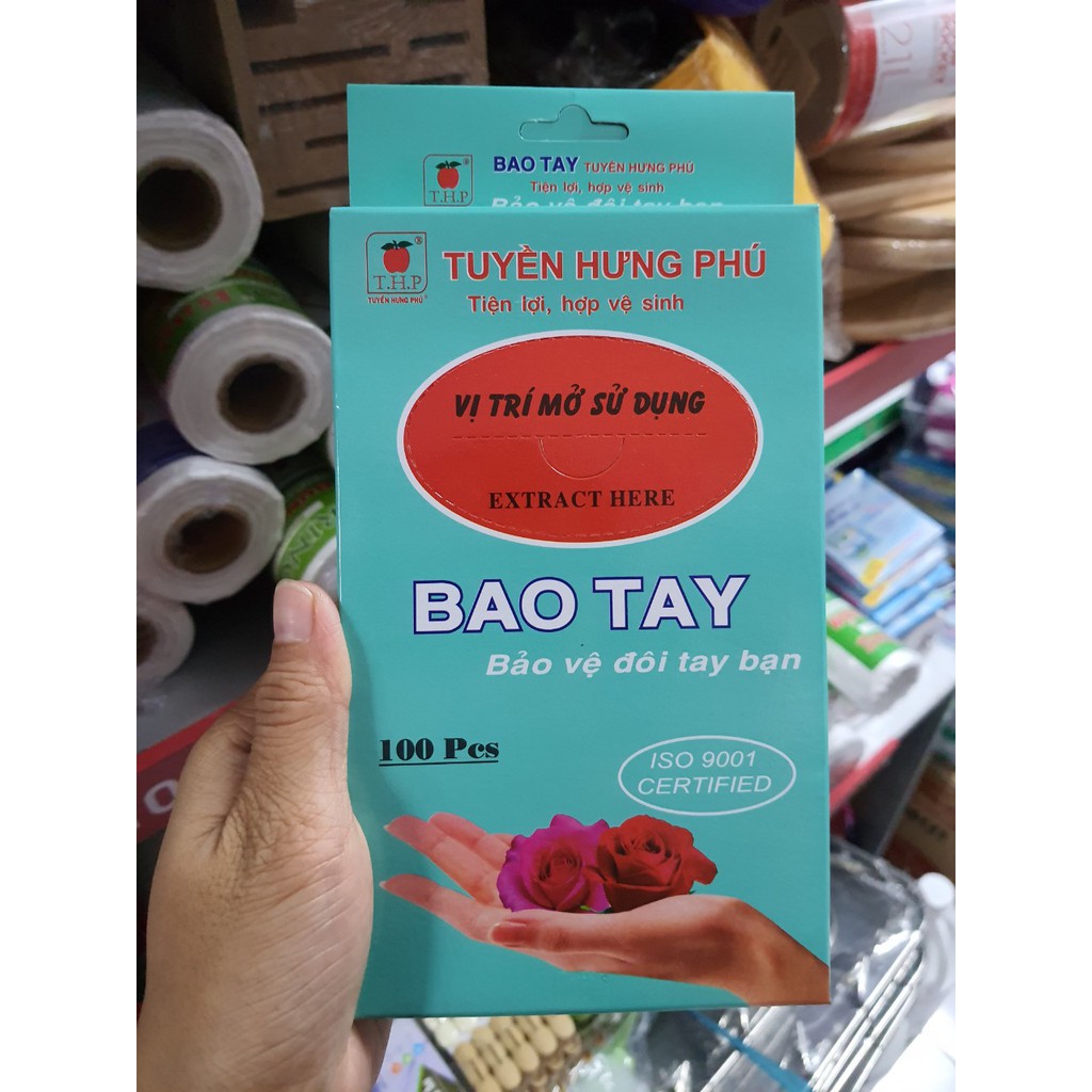 set 200 chiếc bao tay nilong tuyền hưng phú