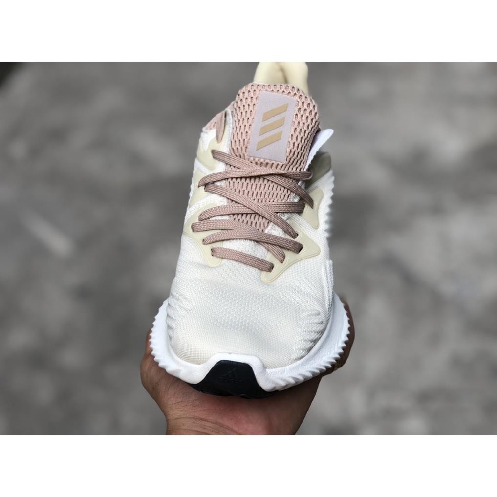 Giày Thể Thao Nữ🎁FREESHIP🎁 Giảm Ngay 20K Khi Nhập  Giày Nữ ALPHA Kem Tím  Cao Cấp