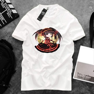 Áo thun Cotton Unisex - Nhân vật Tokisaki Kurumi - Chibi - Tokisaki Kurumi xinh xắn