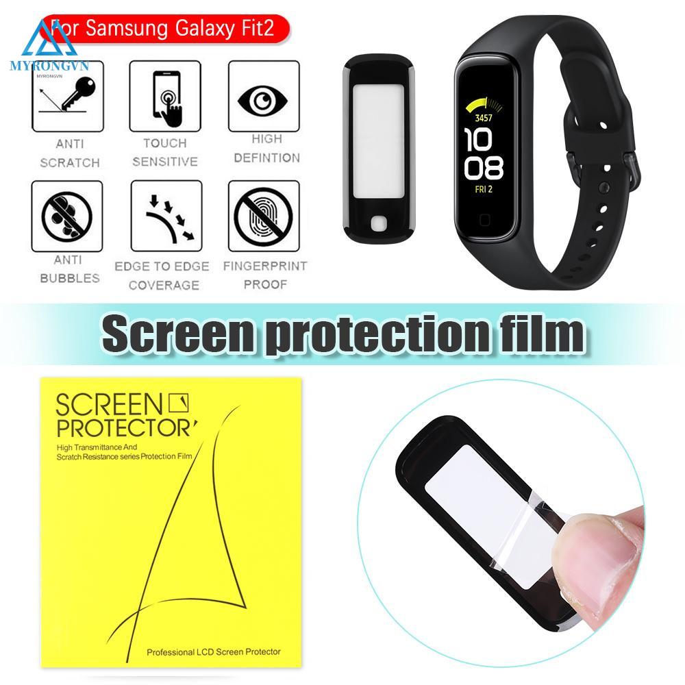 Miếng dán phim bảo vệ mặt đồng hồ 3D chống trầy xước cho Samsung Galaxy Fit 2 SM-R220